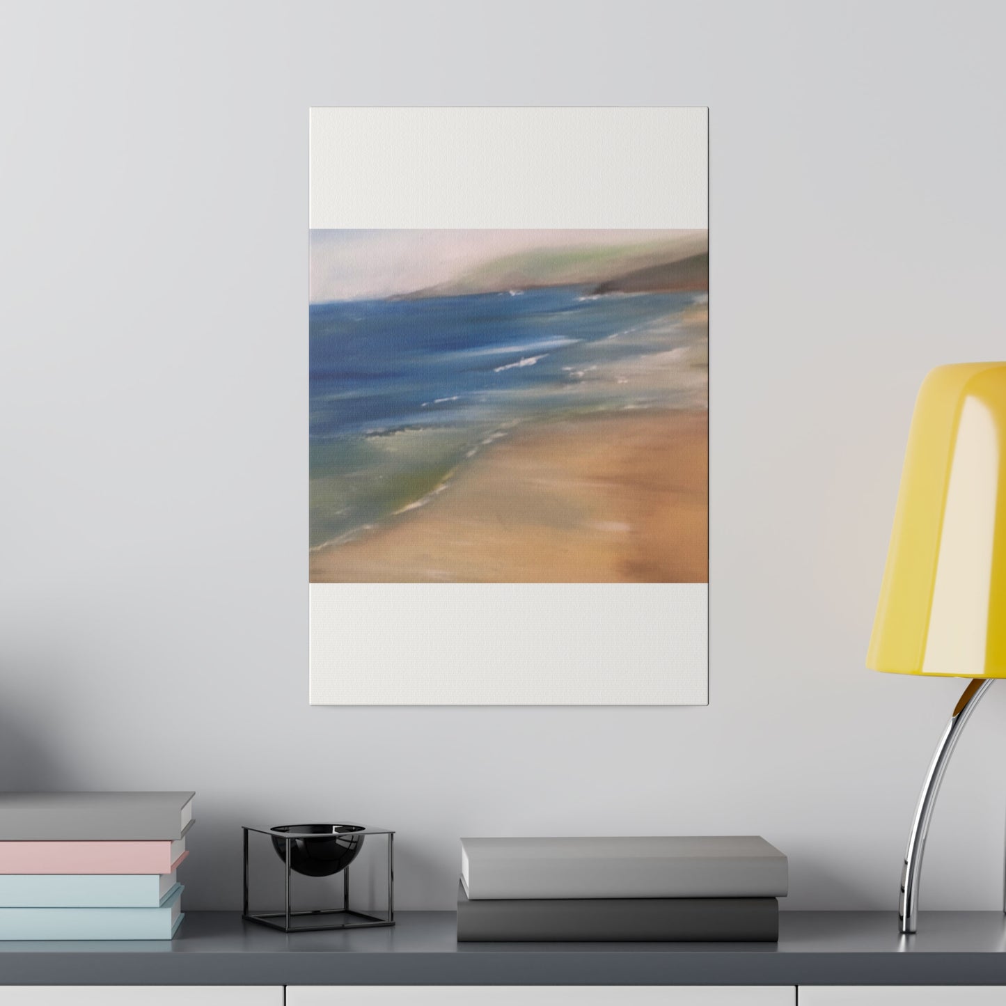 Beach Landscape in New Zealand  Matte Canvas, Stretched, 0.75"