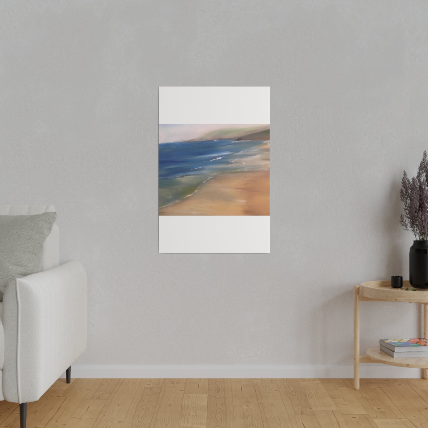 Beach Landscape in New Zealand  Matte Canvas, Stretched, 0.75"