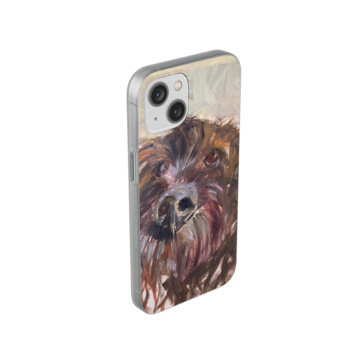 Dog protrait Flexi Cases