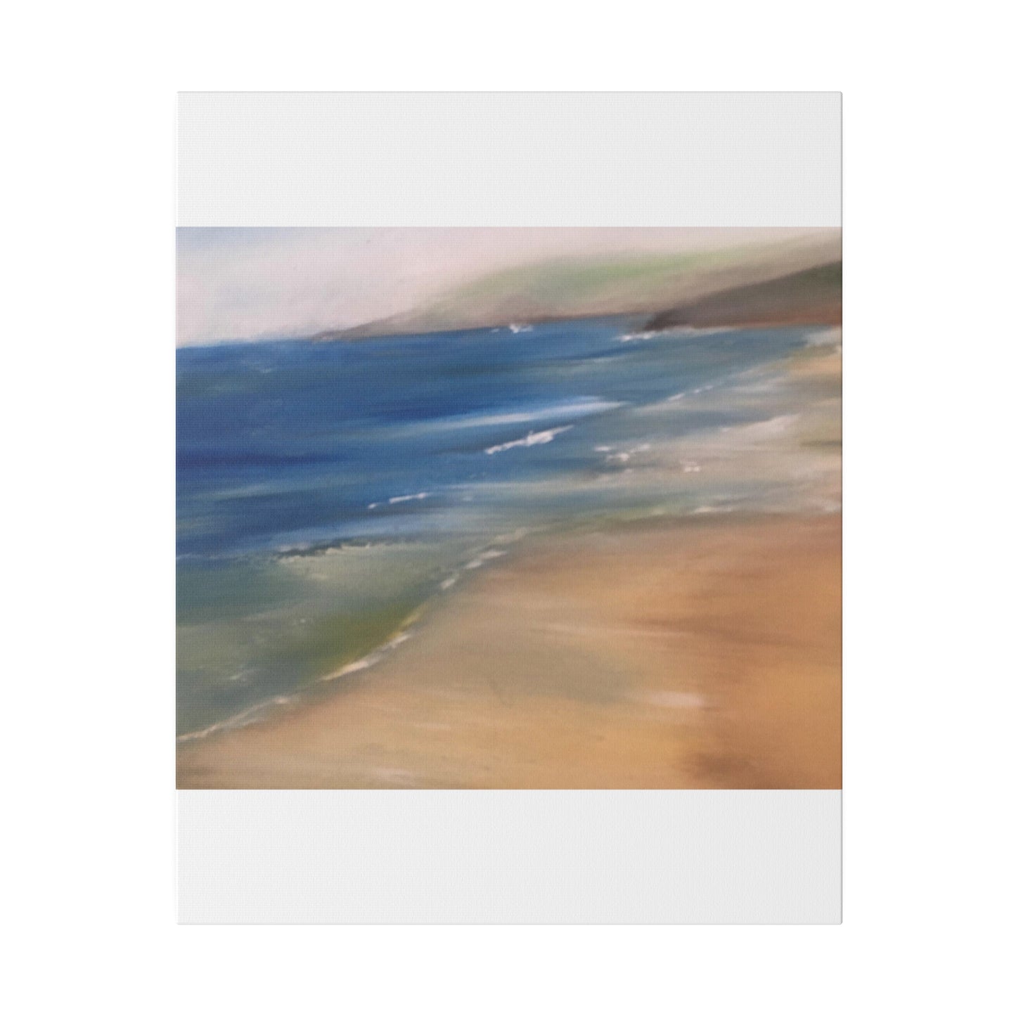 Beach Landscape in New Zealand  Matte Canvas, Stretched, 0.75"