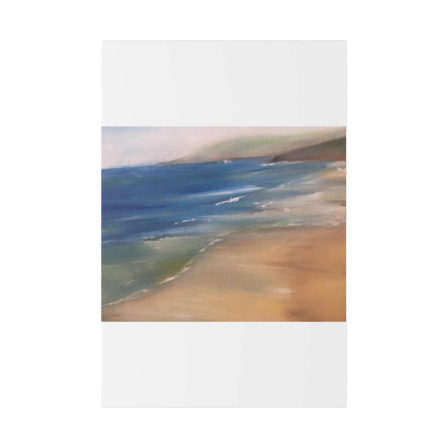 Beach Landscape in New Zealand  Matte Canvas, Stretched, 0.75"