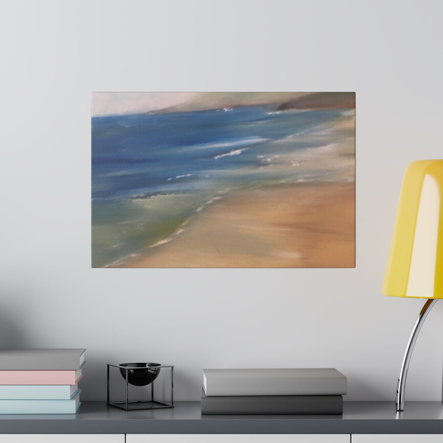 Beach Landscape in New Zealand  Matte Canvas, Stretched, 0.75"