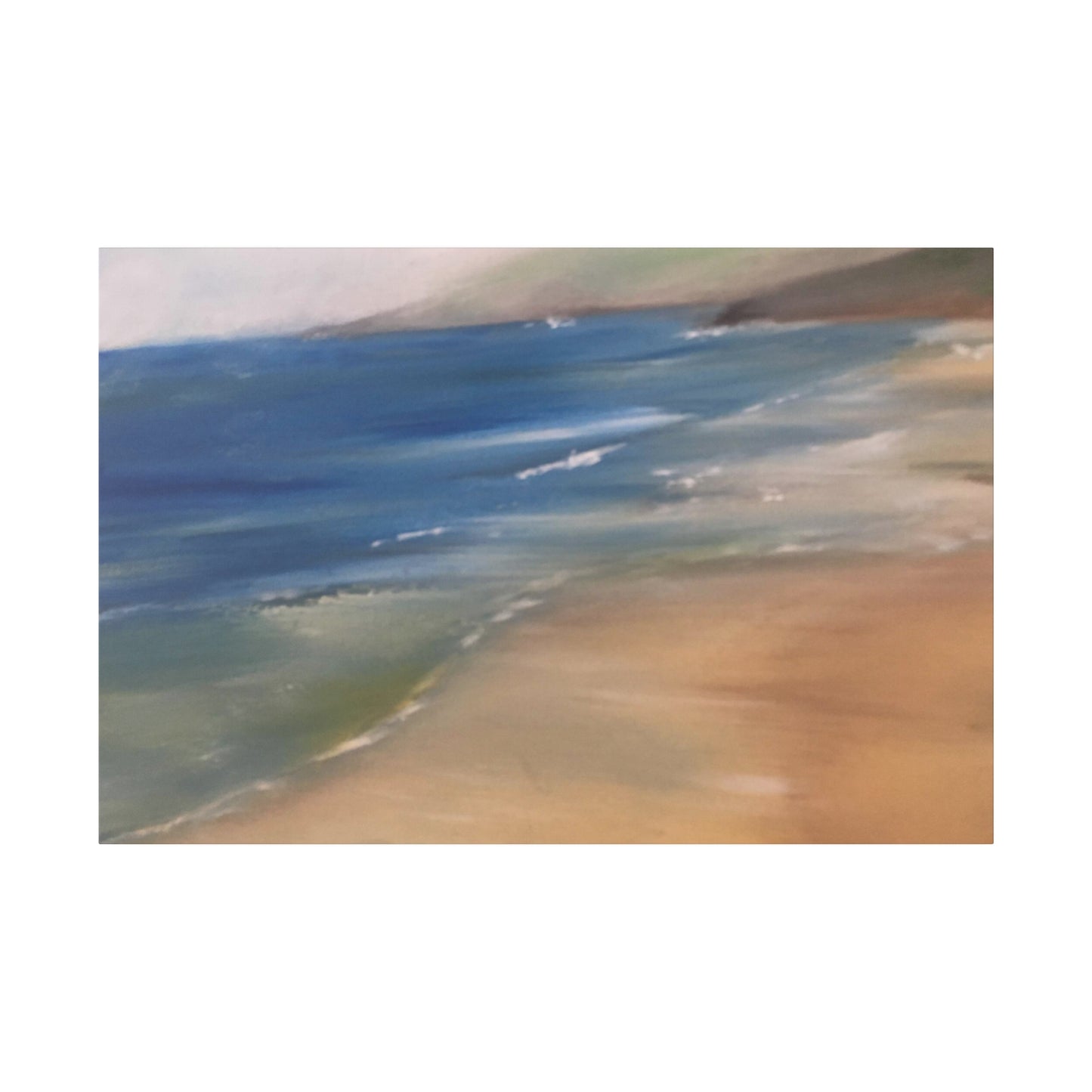 Beach Landscape in New Zealand  Matte Canvas, Stretched, 0.75"