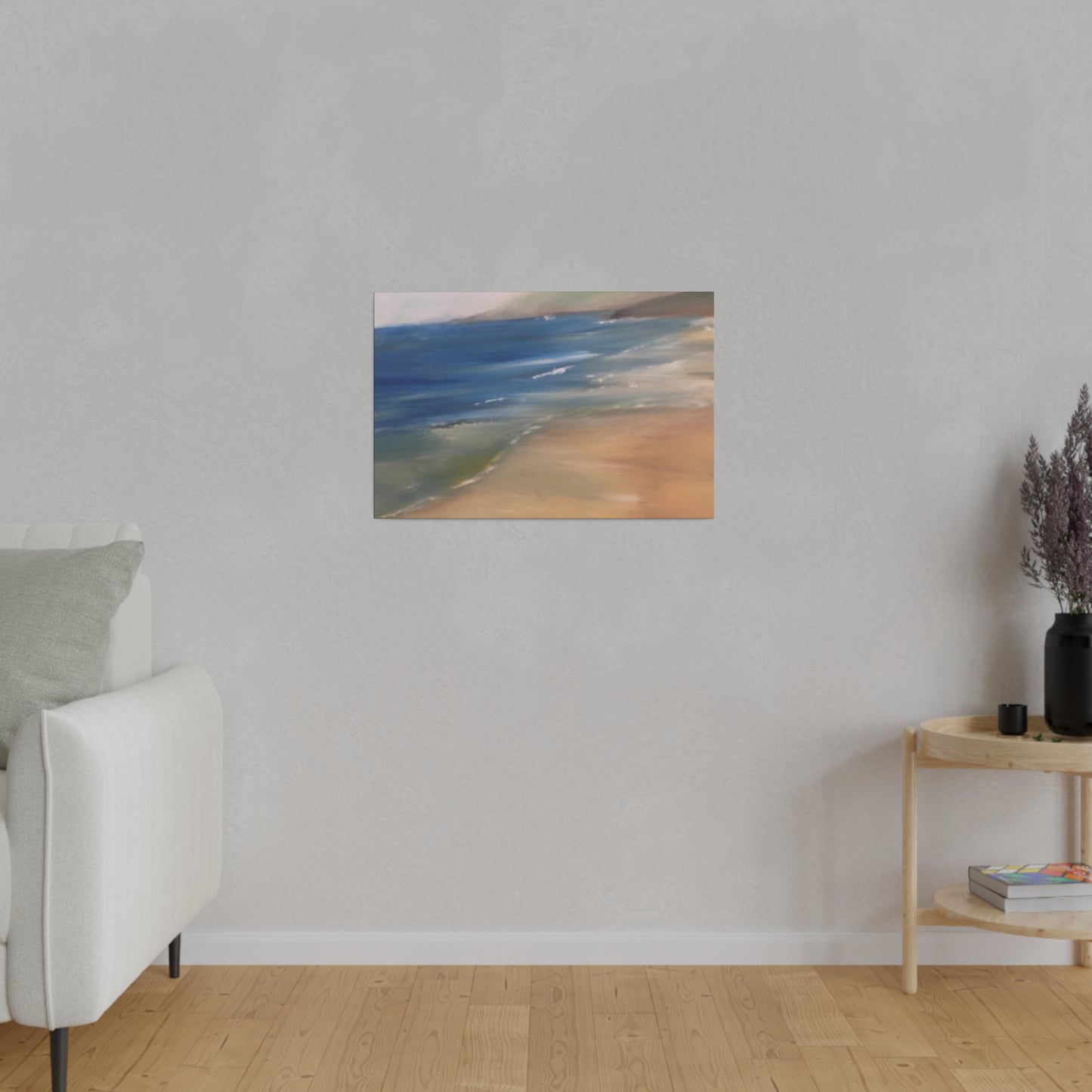 Beach Landscape in New Zealand  Matte Canvas, Stretched, 0.75"