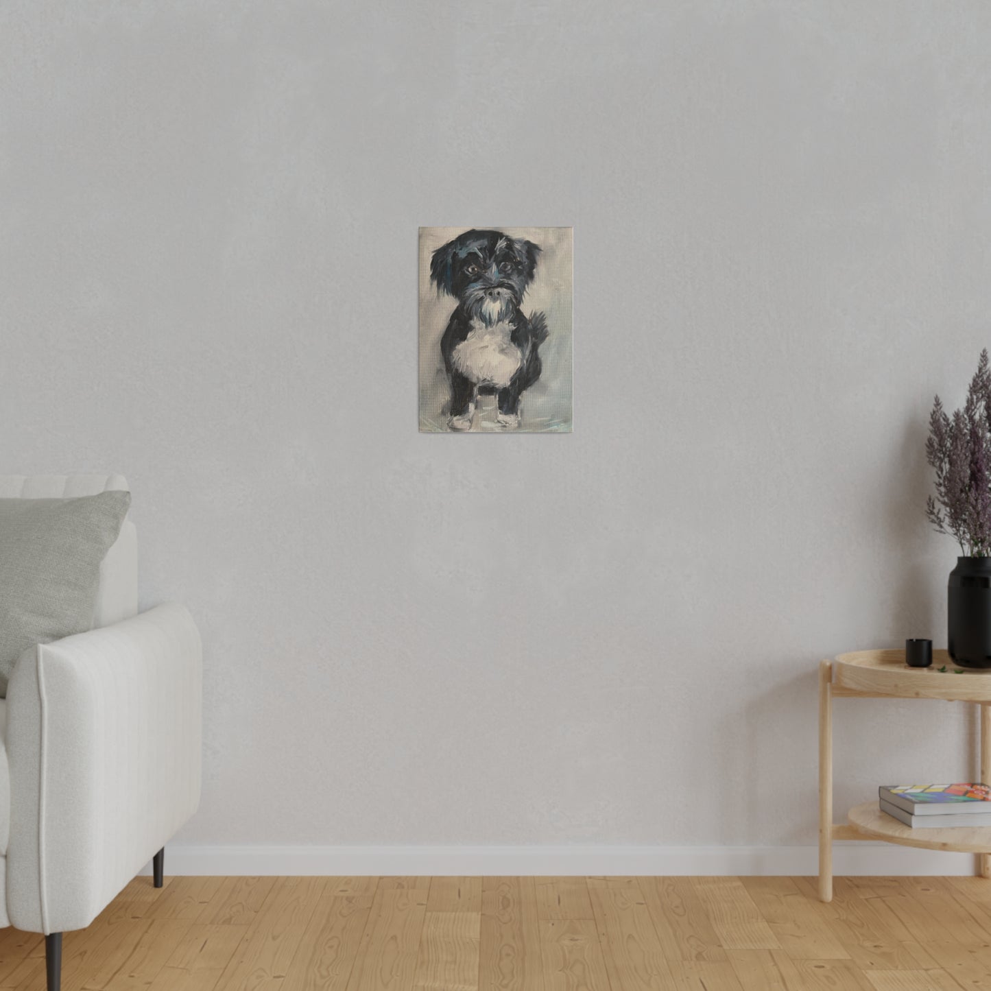 Dog Protrait Matte Canvas, Stretched, 0.75"