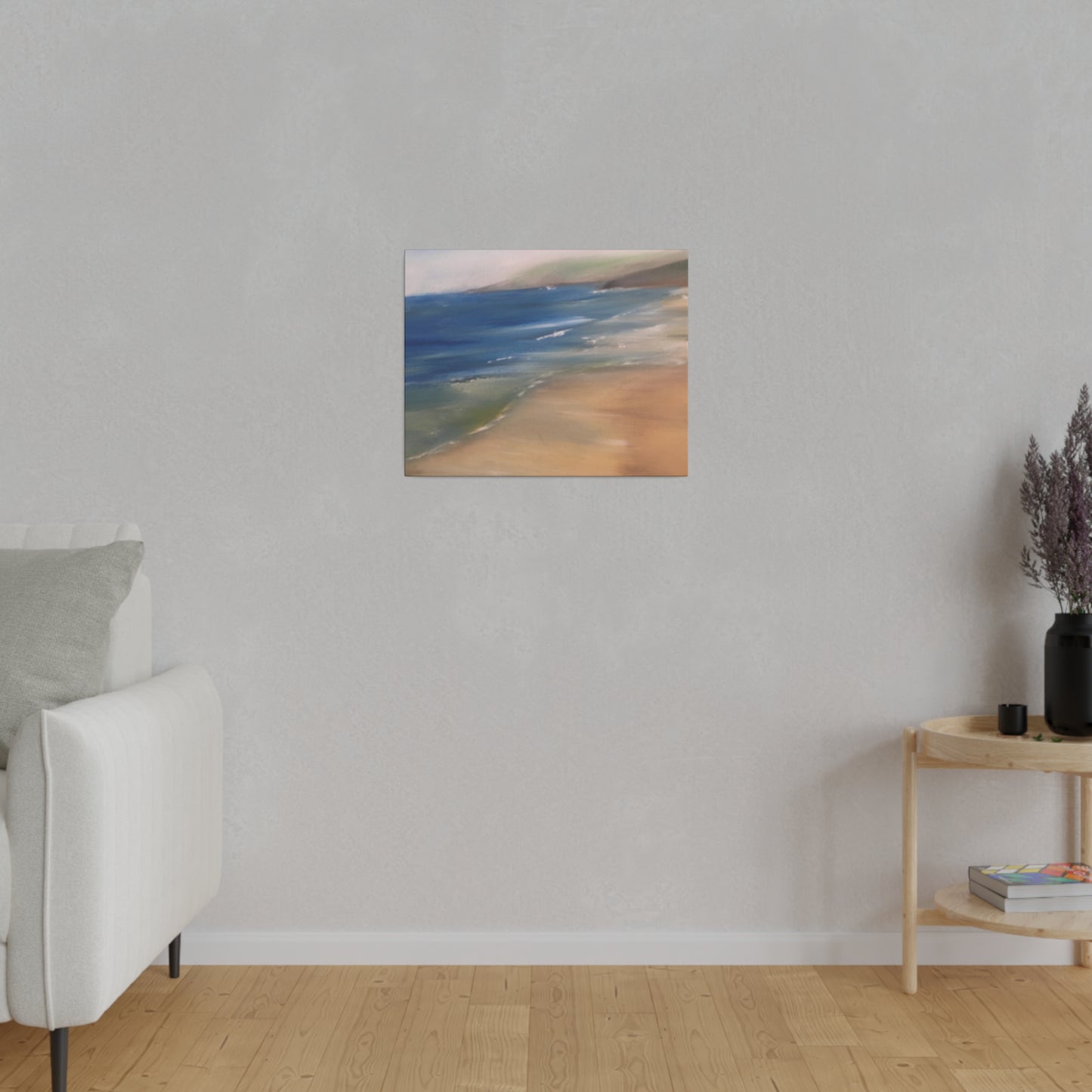 Beach Landscape in New Zealand  Matte Canvas, Stretched, 0.75"