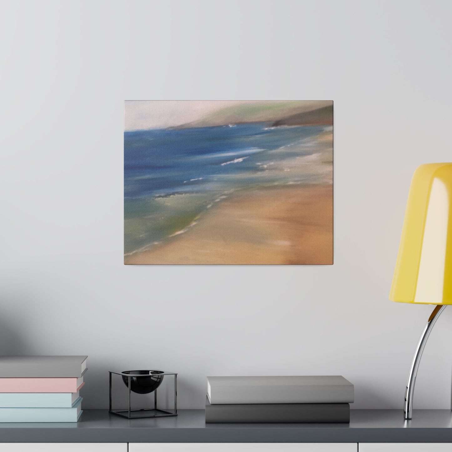 Beach Landscape in New Zealand  Matte Canvas, Stretched, 0.75"