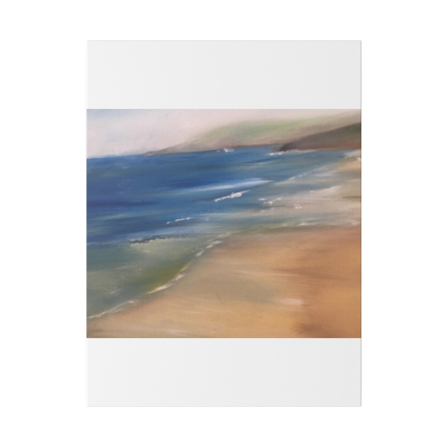 Beach Landscape in New Zealand  Matte Canvas, Stretched, 0.75"