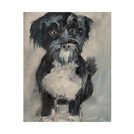 Dog Protrait Matte Canvas, Stretched, 0.75"