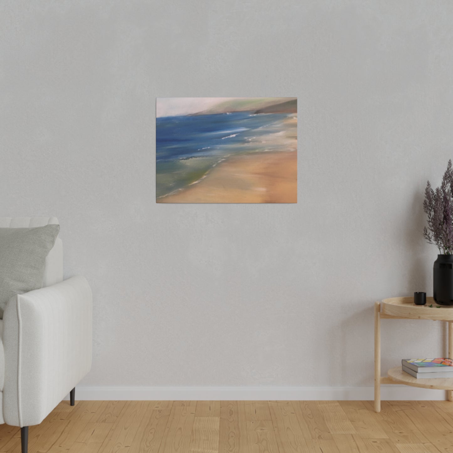 Beach Landscape in New Zealand  Matte Canvas, Stretched, 0.75"