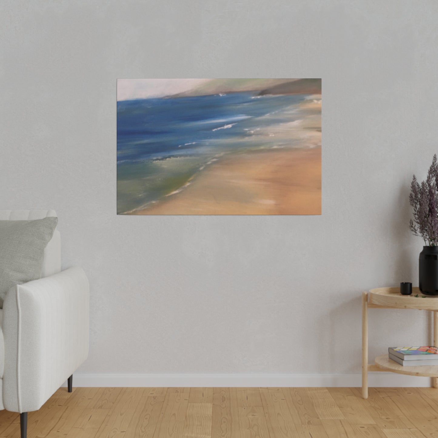 Beach Landscape in New Zealand  Matte Canvas, Stretched, 0.75"