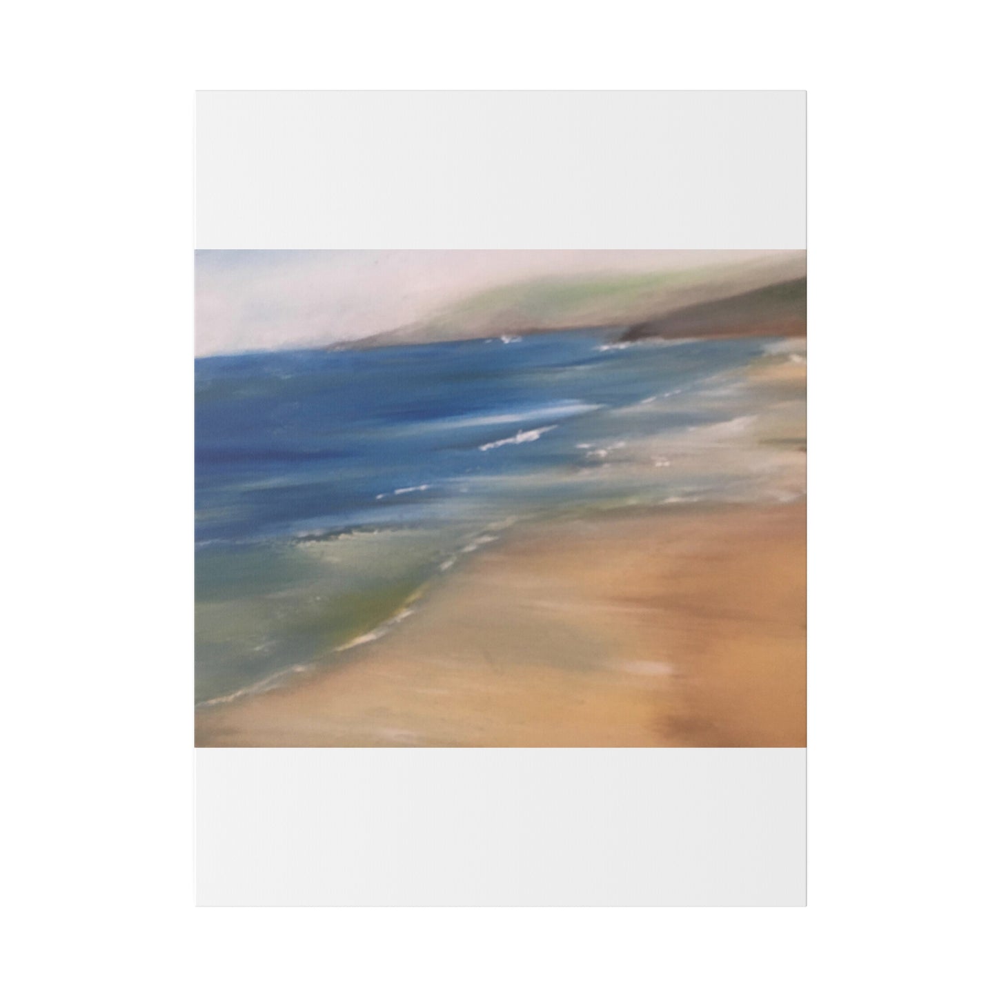 Beach Landscape in New Zealand  Matte Canvas, Stretched, 0.75"