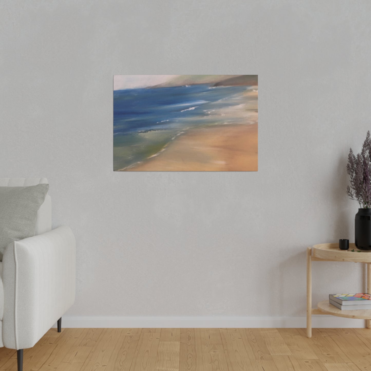 Beach Landscape in New Zealand  Matte Canvas, Stretched, 0.75"