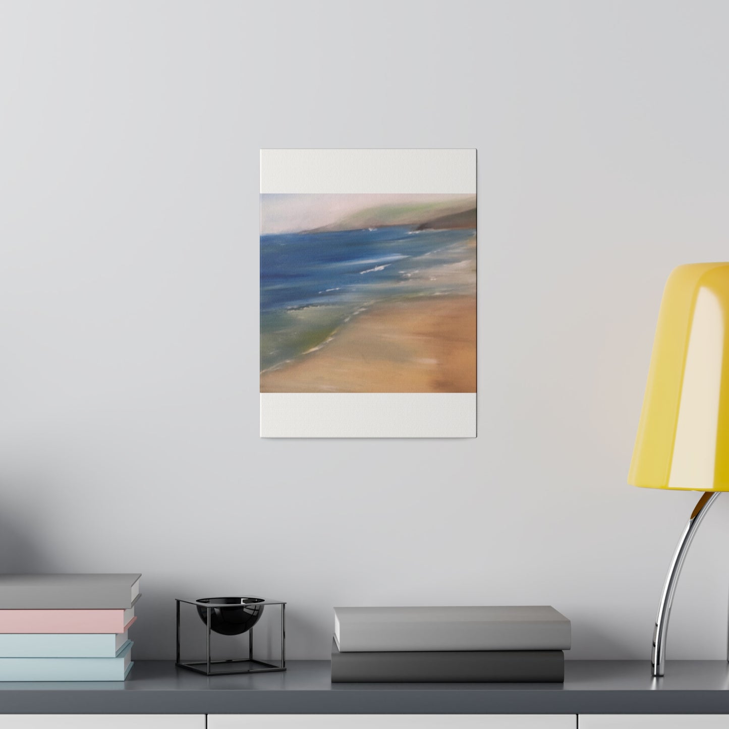 Beach Landscape in New Zealand  Matte Canvas, Stretched, 0.75"