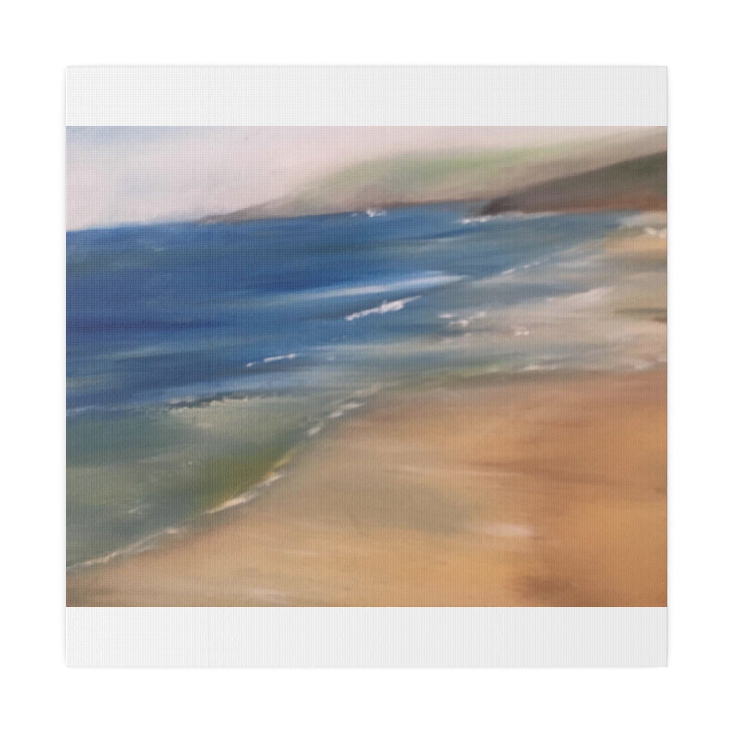 Beach Landscape in New Zealand  Matte Canvas, Stretched, 0.75"