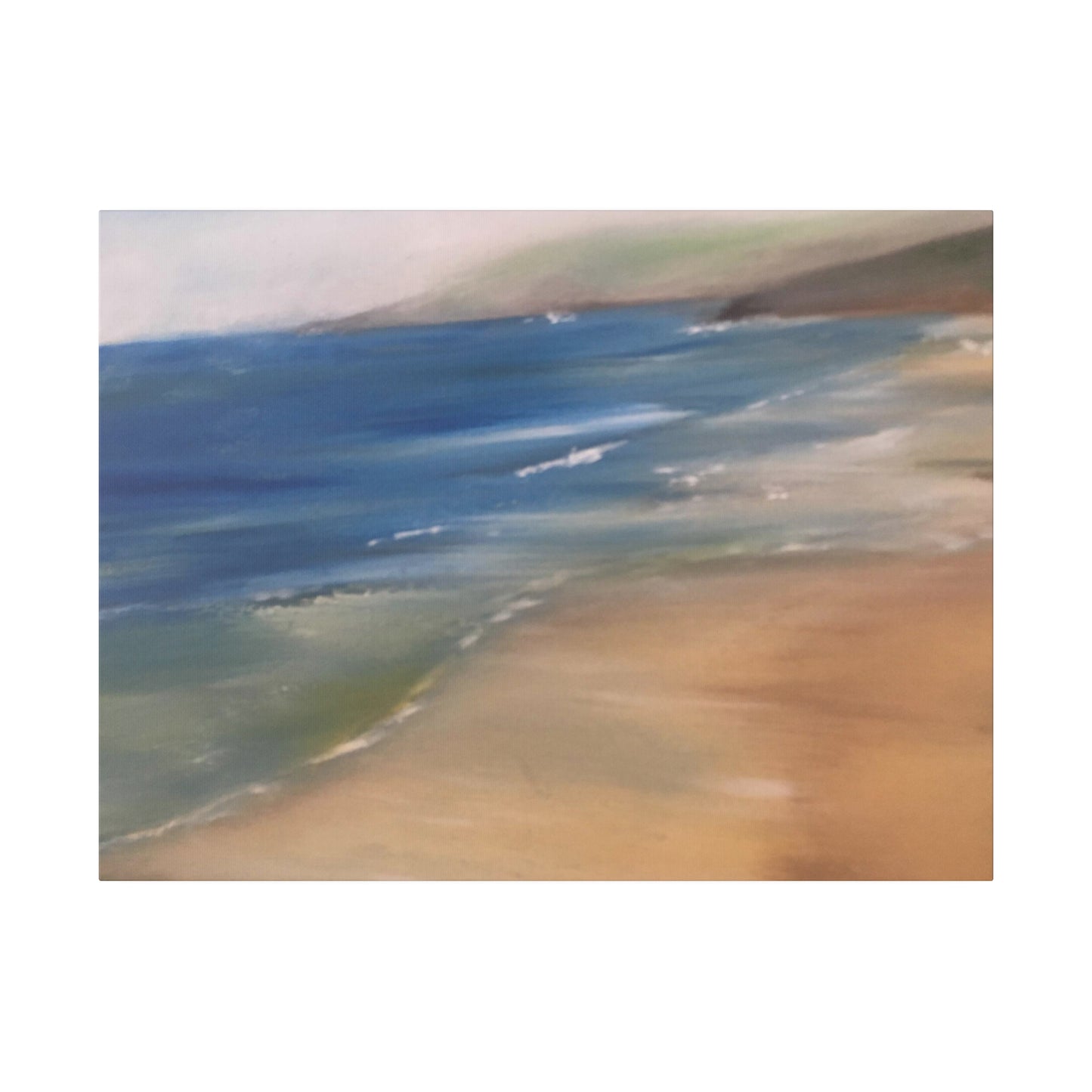 Beach Landscape in New Zealand  Matte Canvas, Stretched, 0.75"