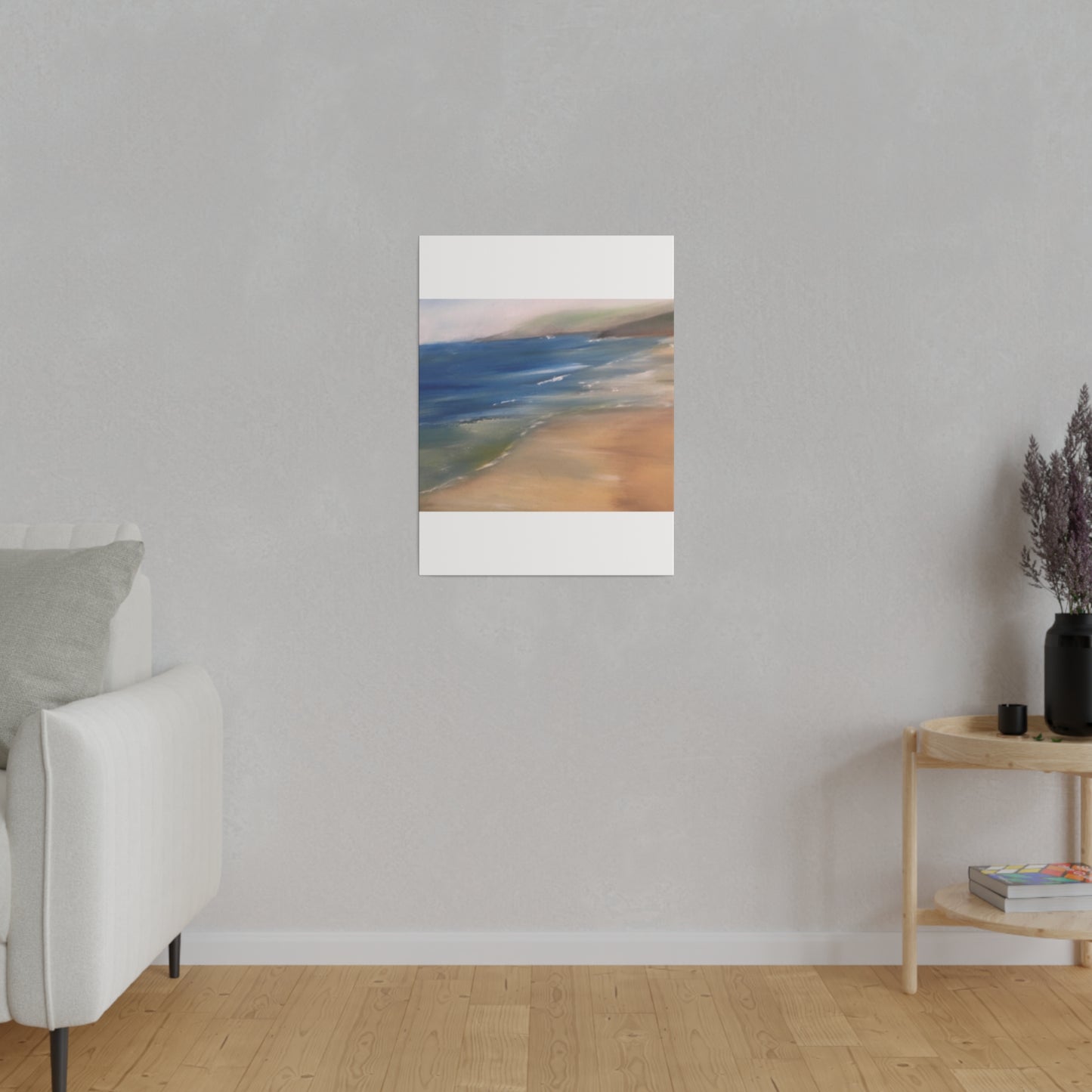 Beach Landscape in New Zealand  Matte Canvas, Stretched, 0.75"