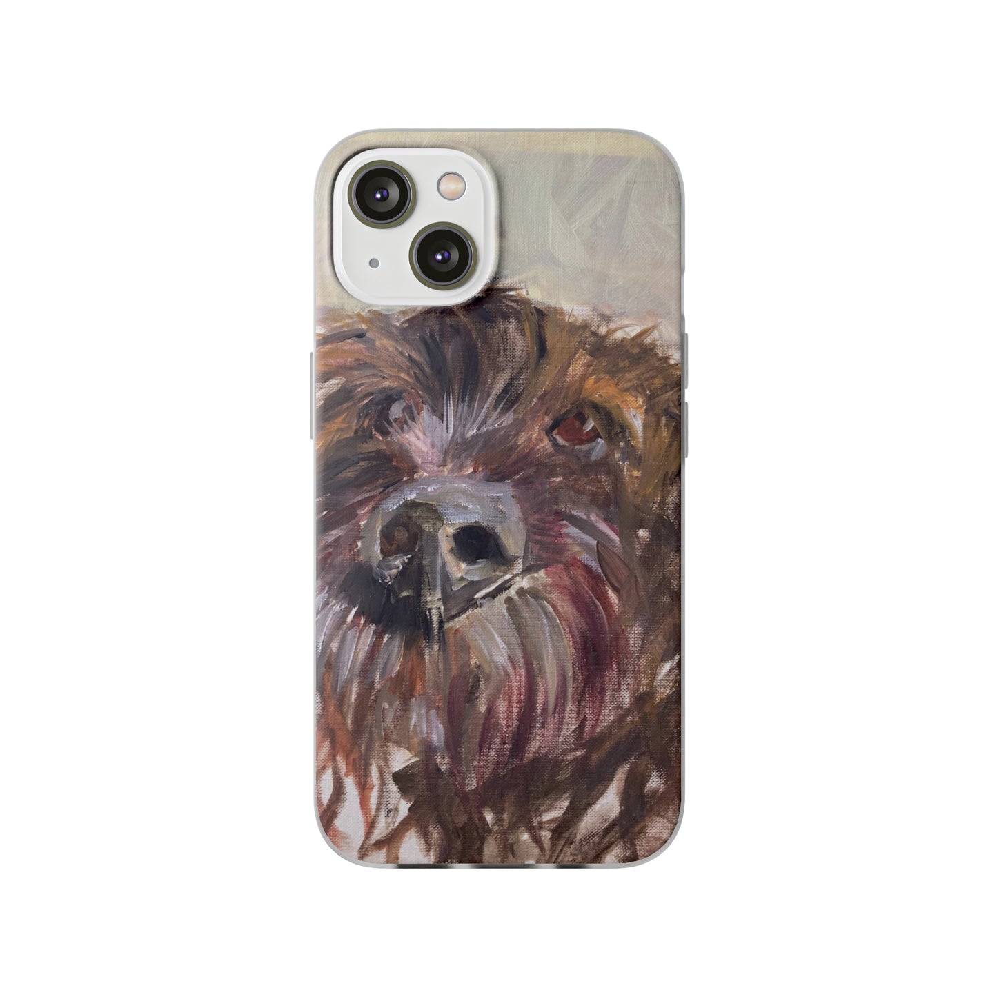 Dog protrait Flexi Cases