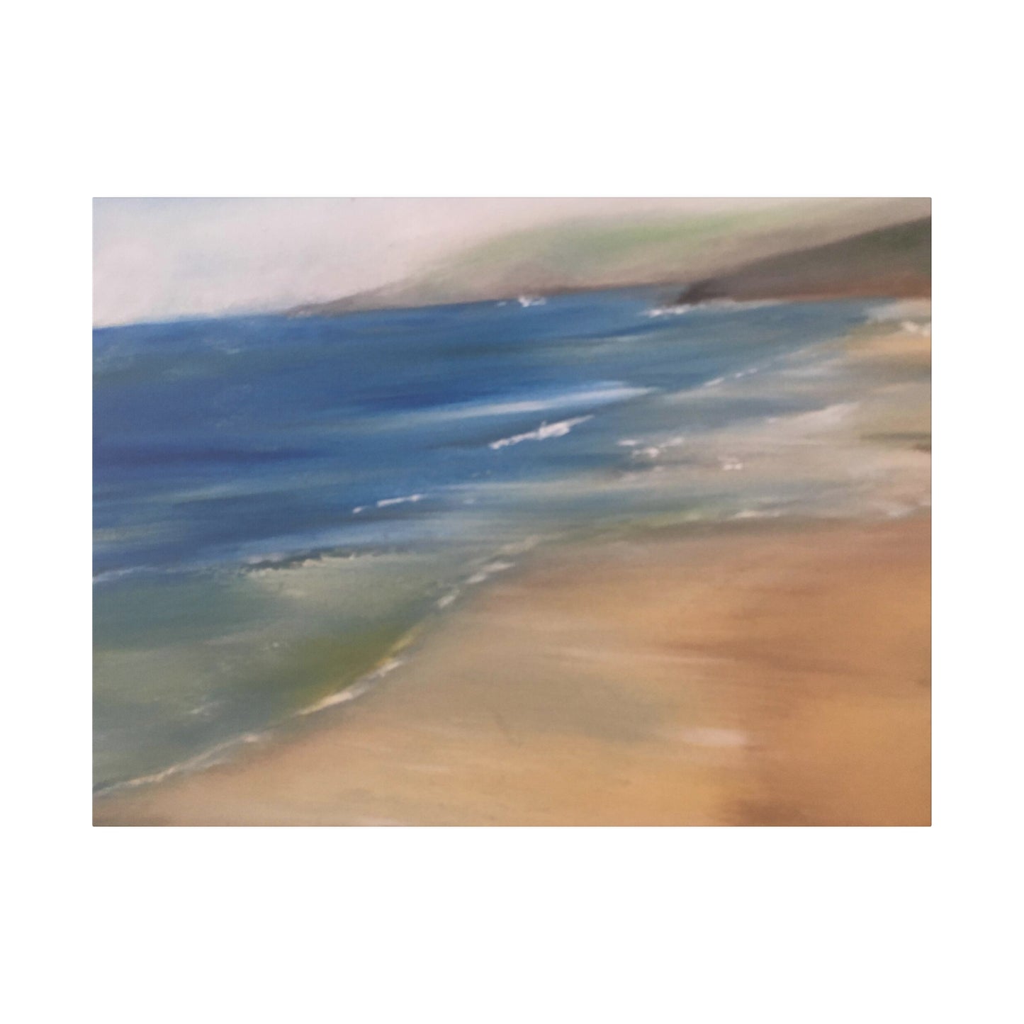 Beach Landscape in New Zealand  Matte Canvas, Stretched, 0.75"